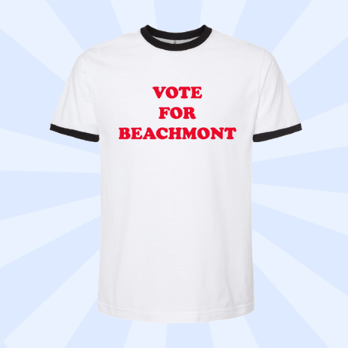 "Vote for Beachmont" Ringer Tee